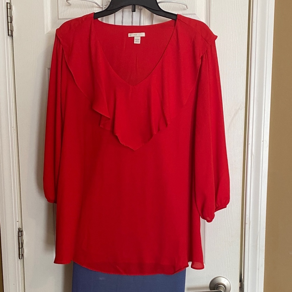Cato Chic Red Women's Blouse
